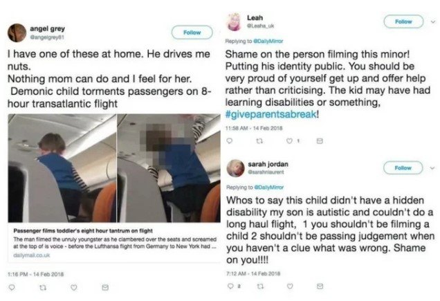 Respon netizen Twitter terhadap anak yang tantrum di pesawat